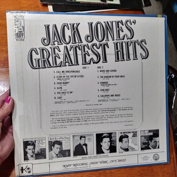 Jack Jones Greatest Hits Original 1968 Vinyl Record - Picture 2 of 5